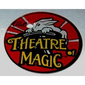 Theatre Of Magic Pinball Game Promo Plastic Keychain Original Bunny Rabbit